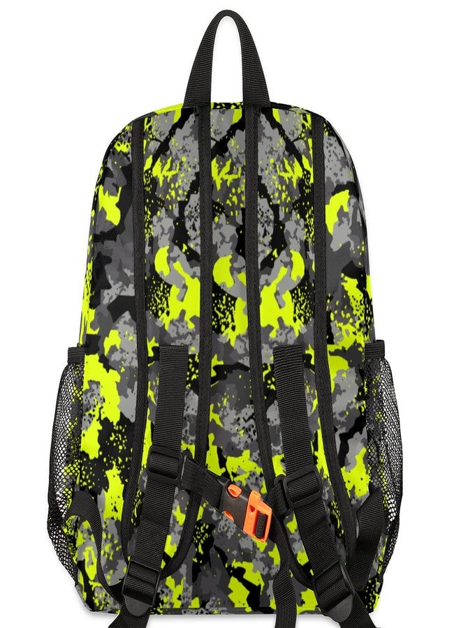 cfpolar Yellow Monster Trucks Car Kids Backpacks for Boys, Cute Toddler Backpack Preschool Kindergarten Elementary School Backpack Lightweight Mini Shoulder Bookbag Casual Daypack with Chest Strap - Image 5